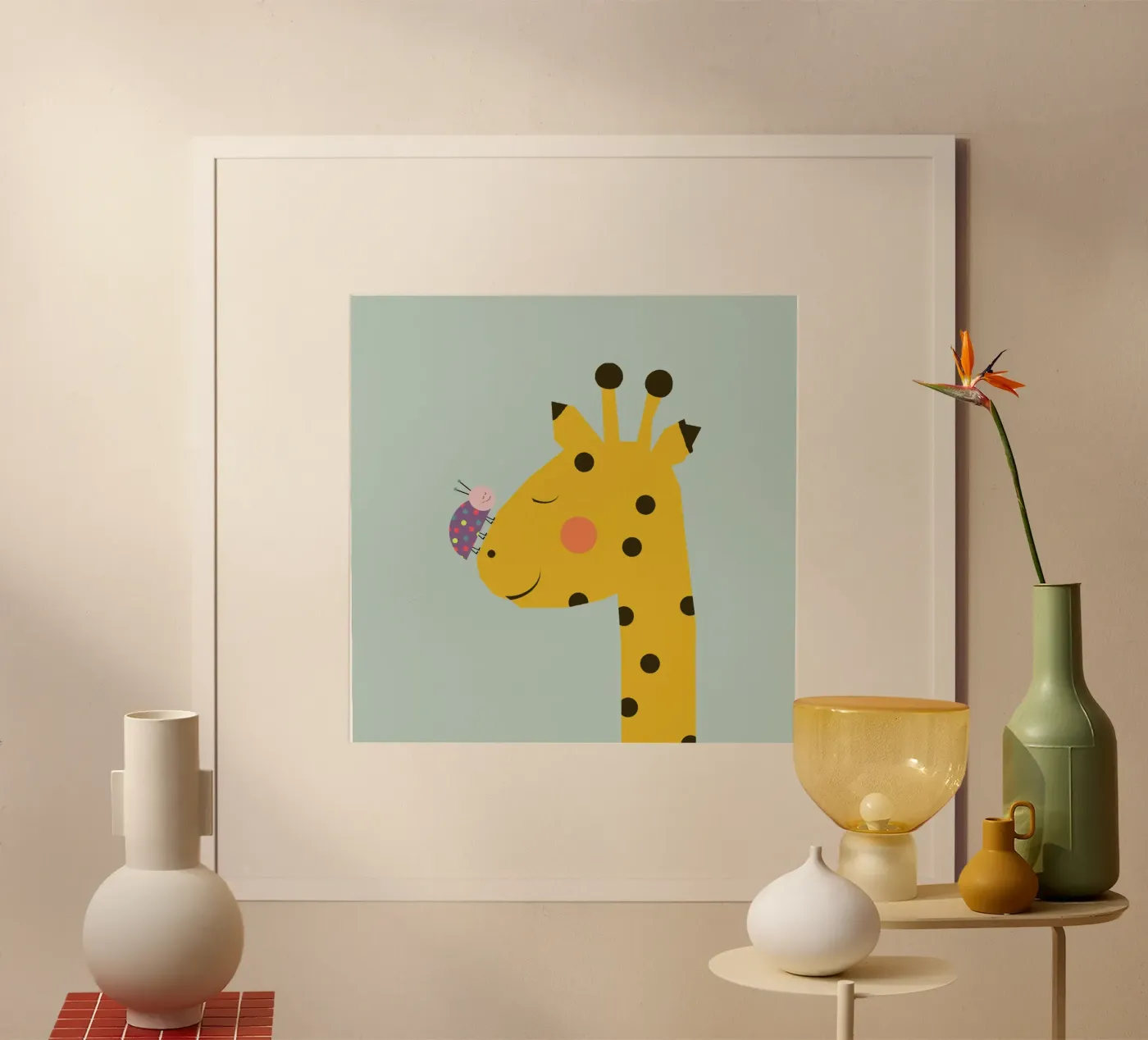 Freunde - Giraffe-Käfer poster da maramirage