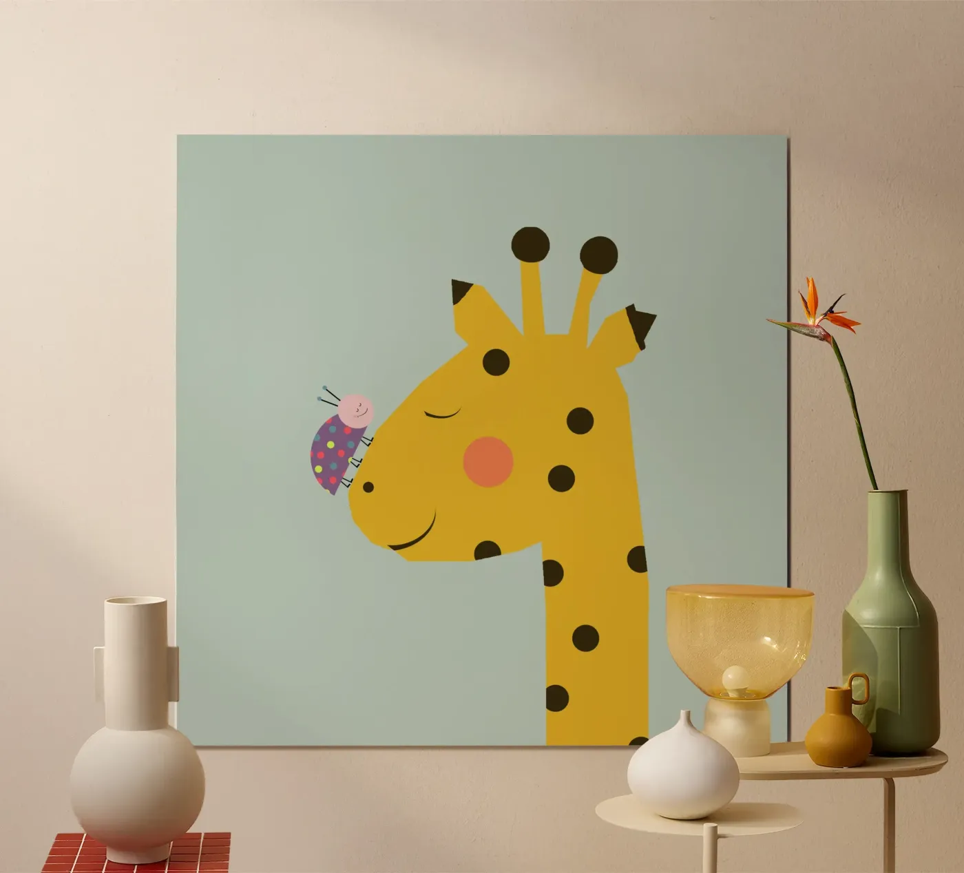 Freunde - Giraffe-Käfer poster da maramirage