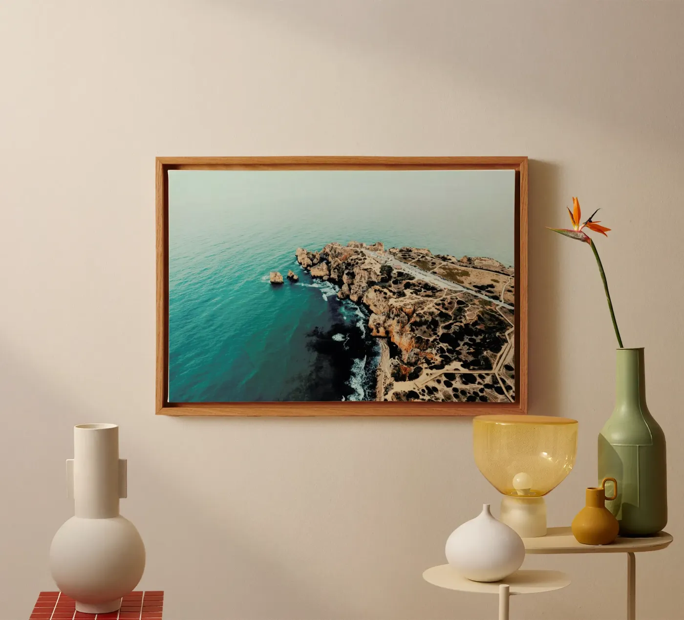 Infinity Coast canvas van Sebastian Hilgetag