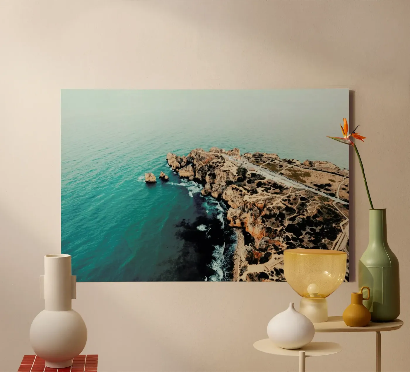 Infinity Coast canvas van Sebastian Hilgetag