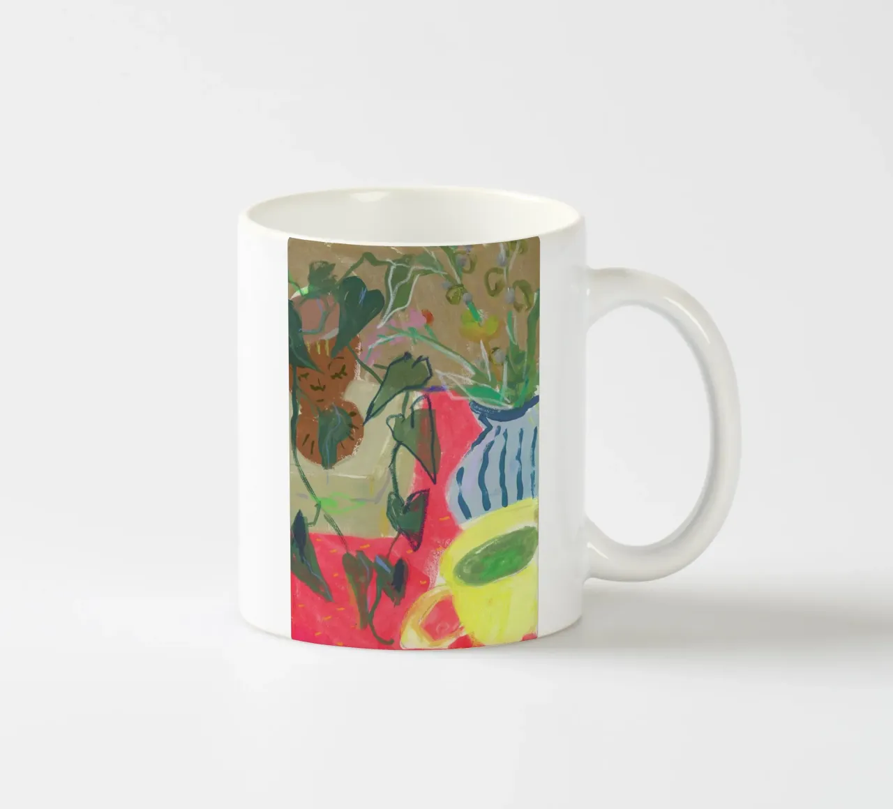 Mixed Media Still Life tazza in ceramica da Sonia Brittain