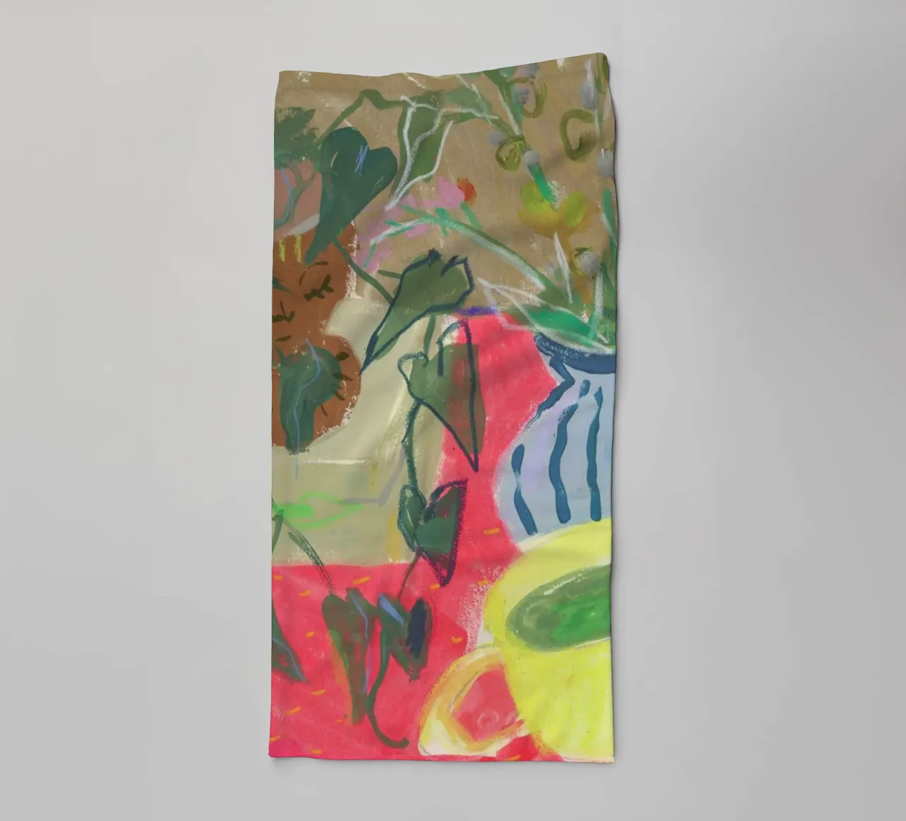 Mixed Media Still Life asciugamano da bagno da Sonia Brittain