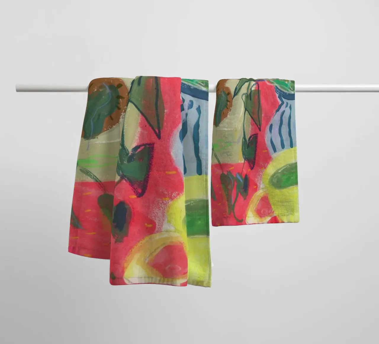 Mixed Media Still Life asciugamano da bagno da Sonia Brittain
