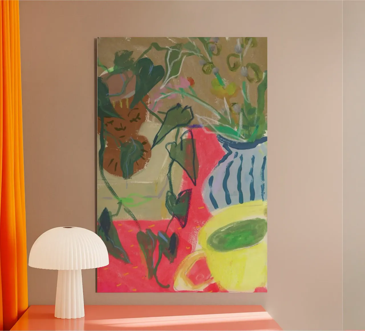Mixed Media Still Life alluminio dibond da Sonia Brittain