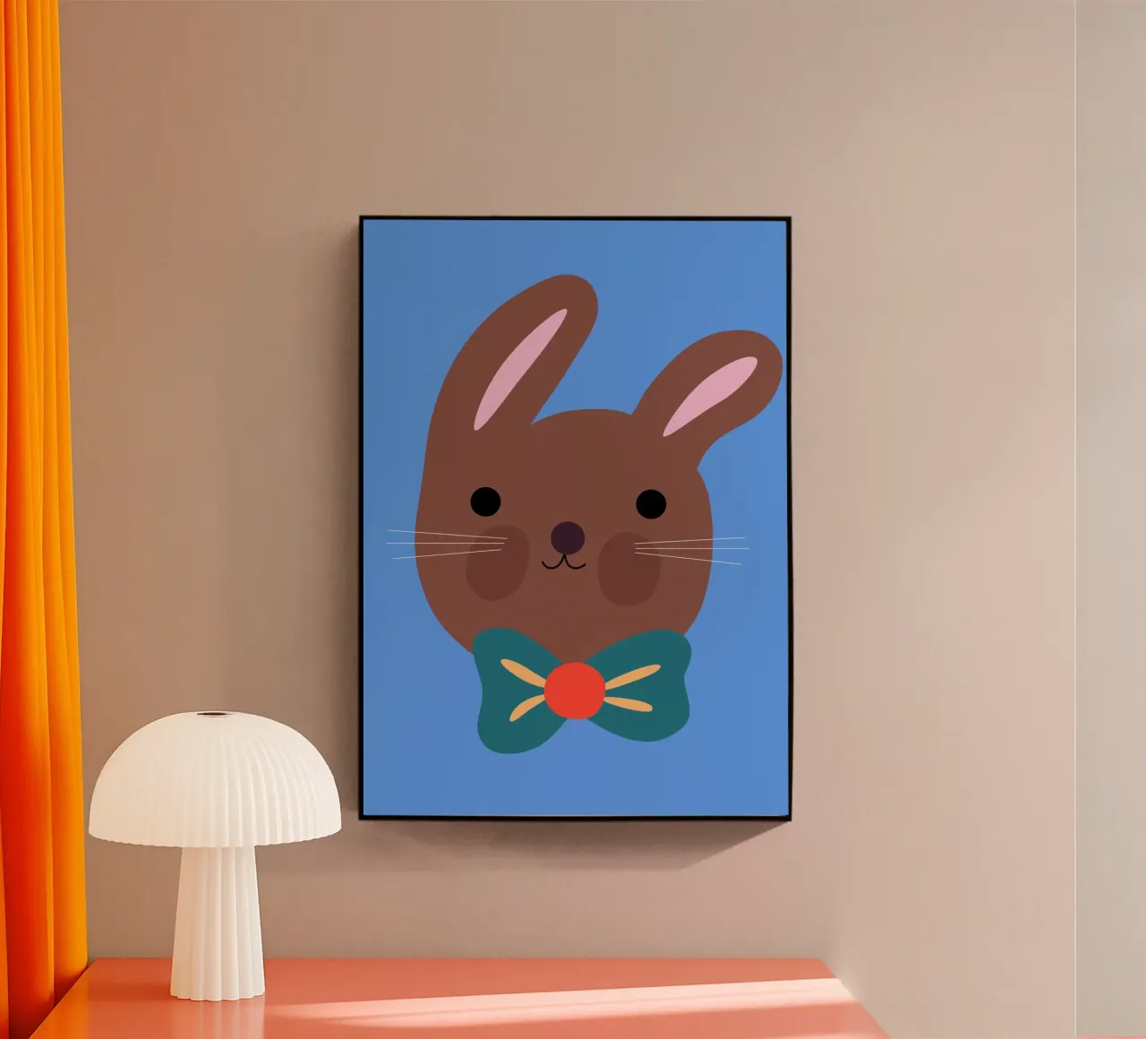 Hasi (braun) product.type.acrylglas common.byCreator Susann Stefanizen