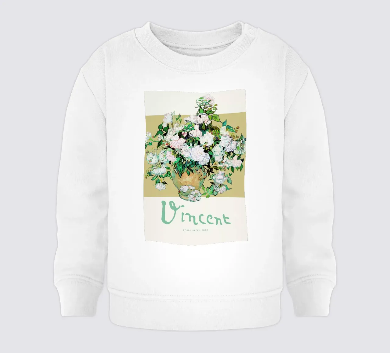 Signed, Vincent – Roses 2 felpa neonato da Vintage by JUNIQE