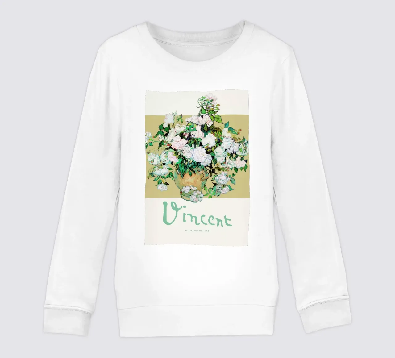 Signed, Vincent – Roses 2 felpa bambino da Vintage by JUNIQE