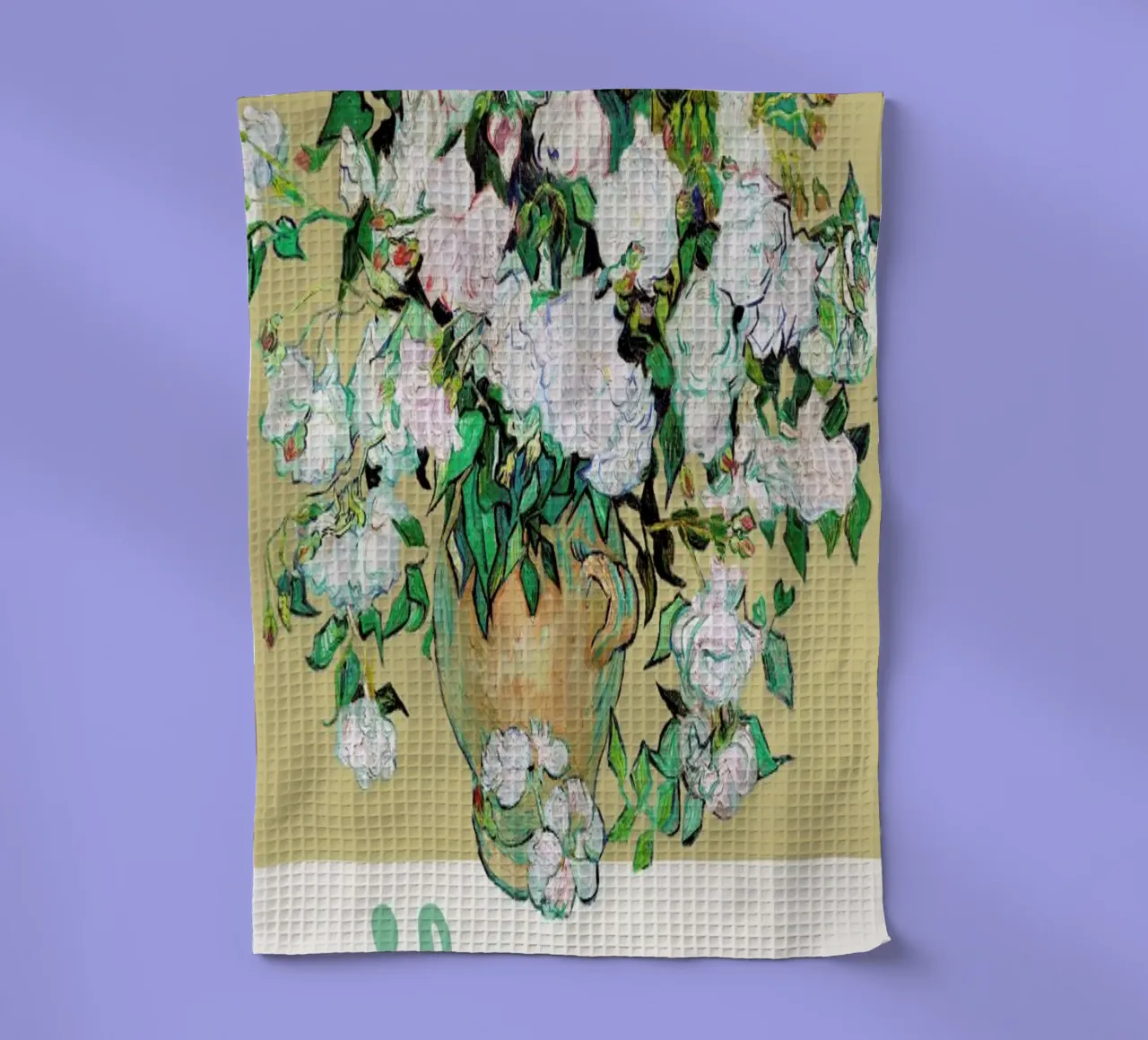 Signed, Vincent – Roses 2 canovaccio da cucina da Vintage by JUNIQE