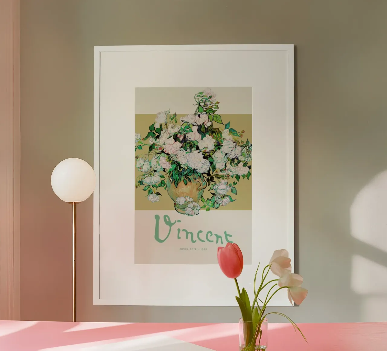Signed, Vincent – Roses 2 carta hahnemühle da Vintage by JUNIQE