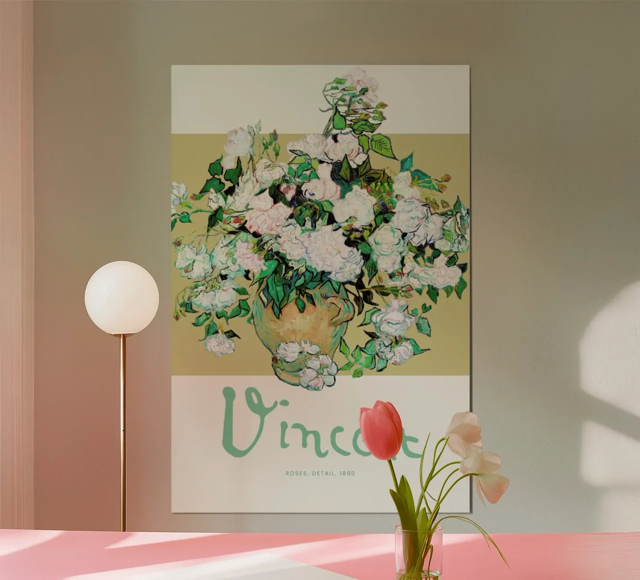 Signed, Vincent – Roses 2 carta hahnemühle da Vintage by JUNIQE
