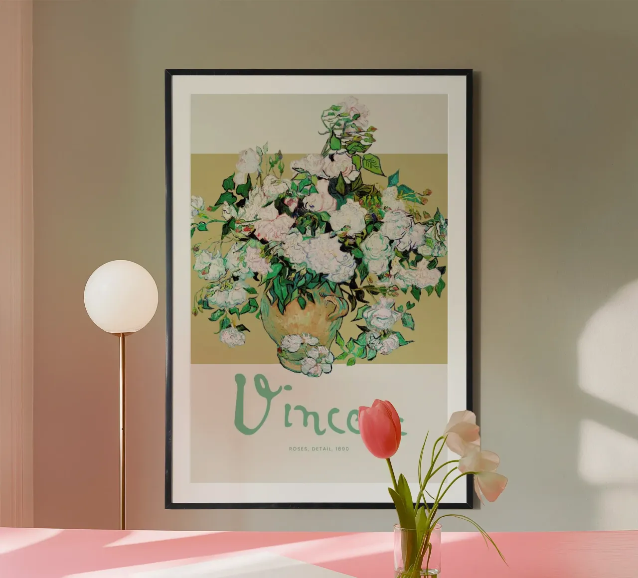 Signed, Vincent – Roses 2 carta hahnemühle da Vintage by JUNIQE