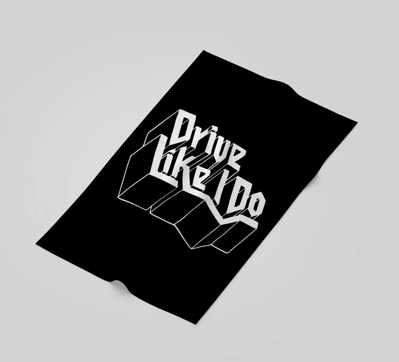 Drive Like I Do beach towel by Jason Lavelle