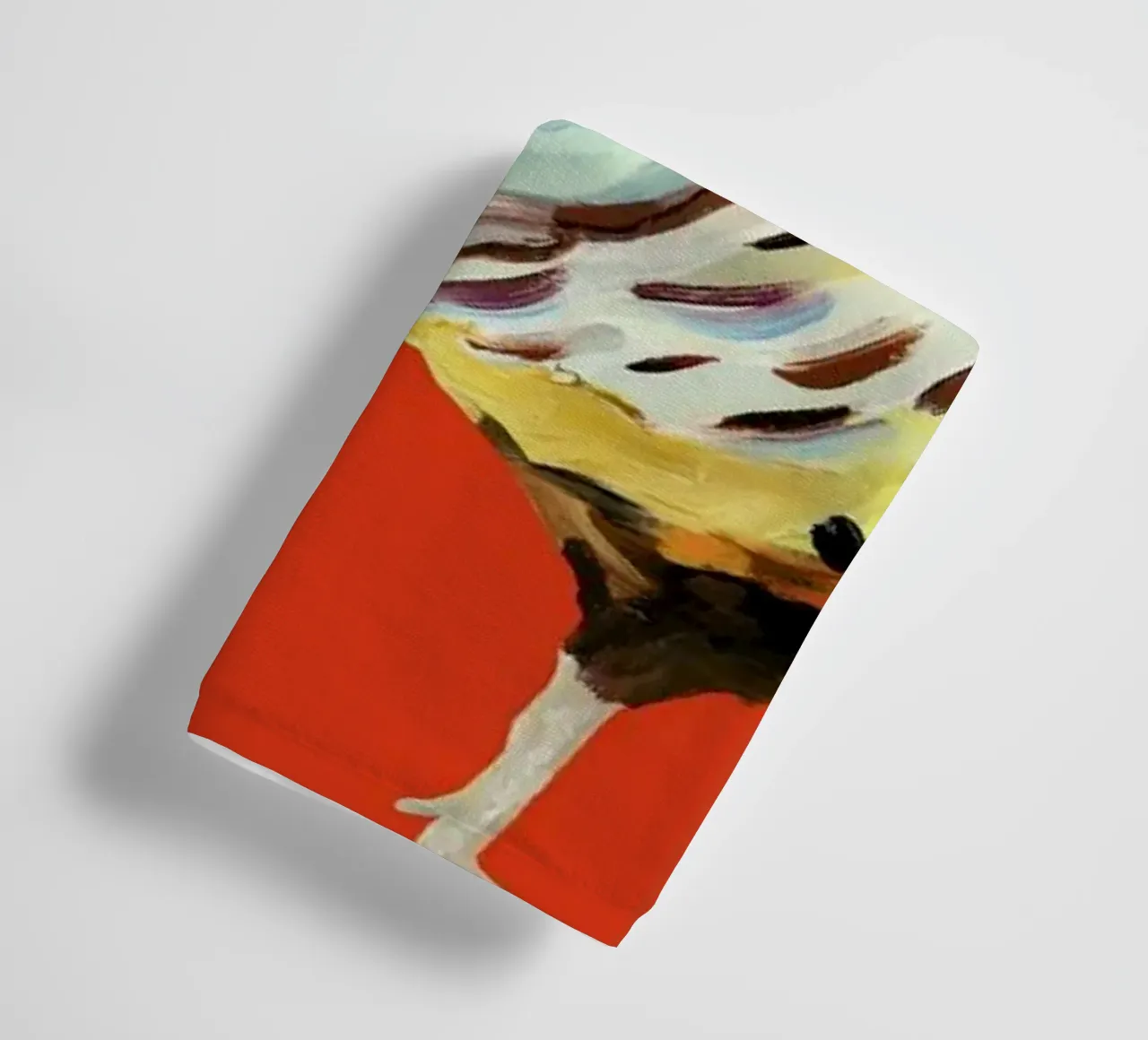 Strutting Pheasant On Orange asciugamano da bagno da Alice Straker