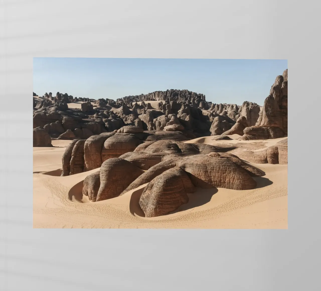 Rocks in the Sahara pellicola backlit da photolovers