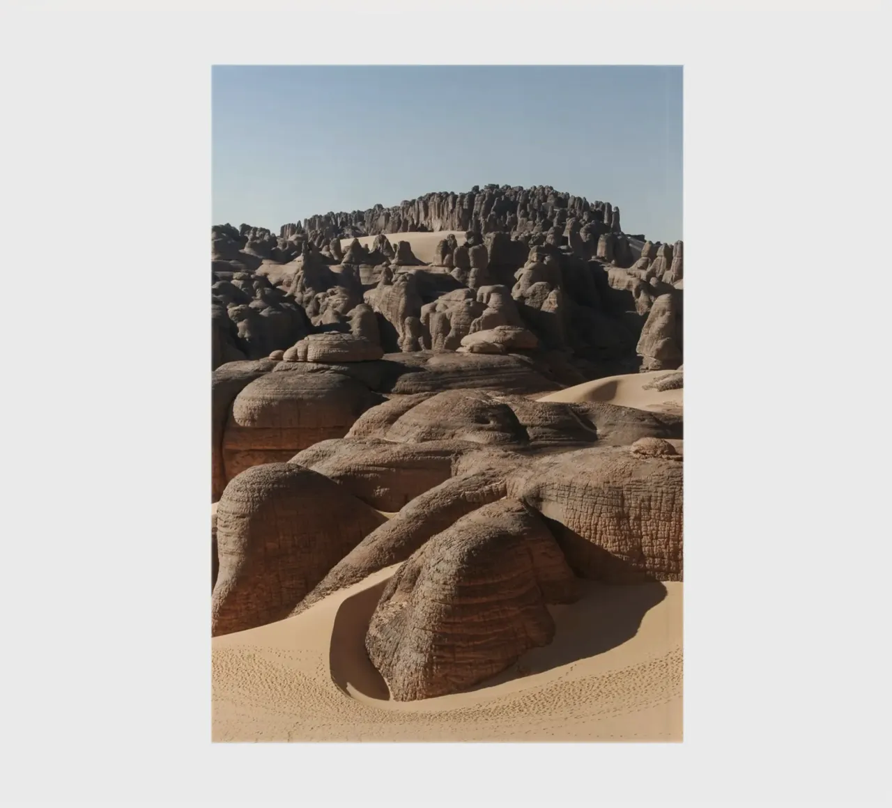 Rocks in the Sahara notebook by photolovers