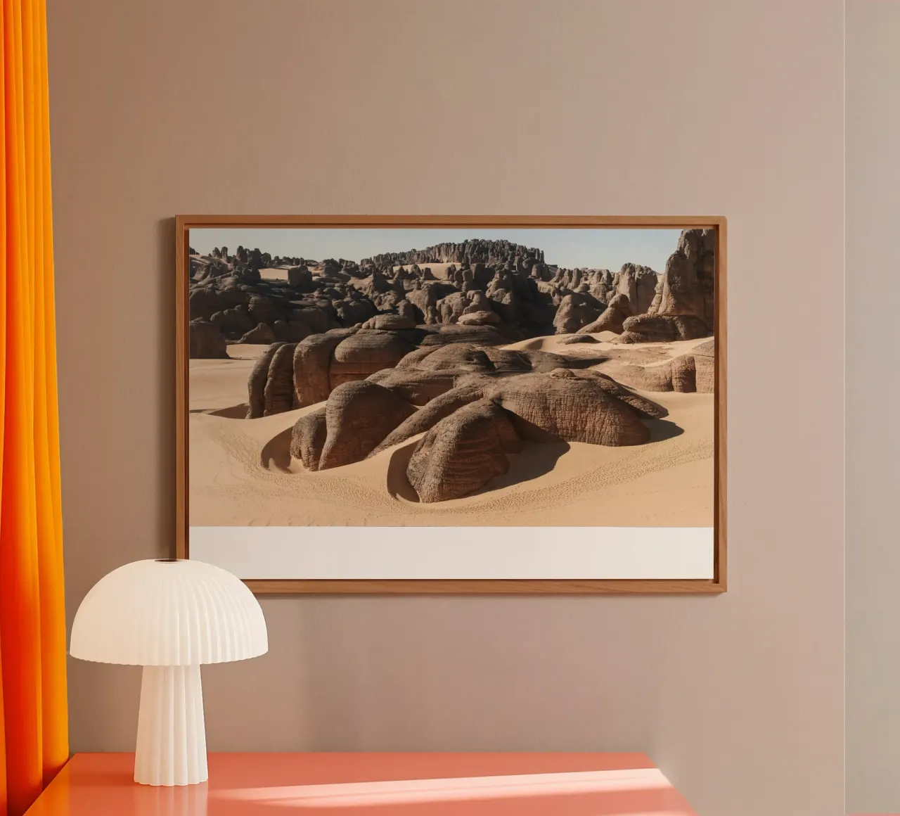 Rocks in the Sahara alluminio dibond da photolovers