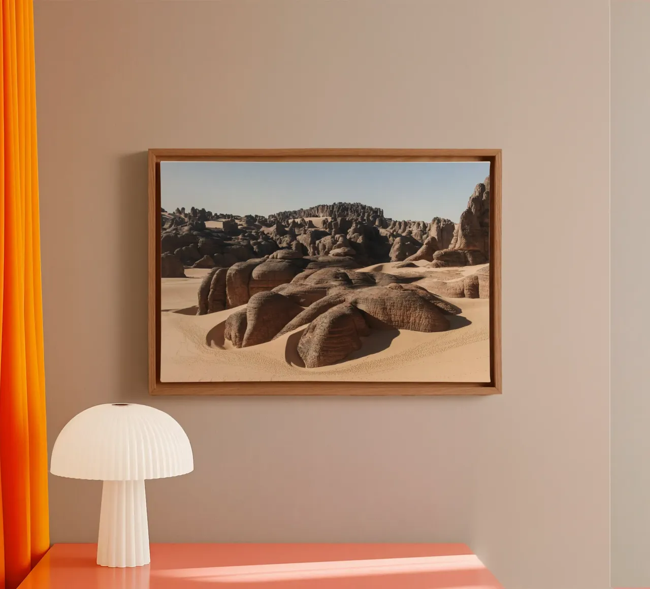 Rocks in the Sahara tela da photolovers