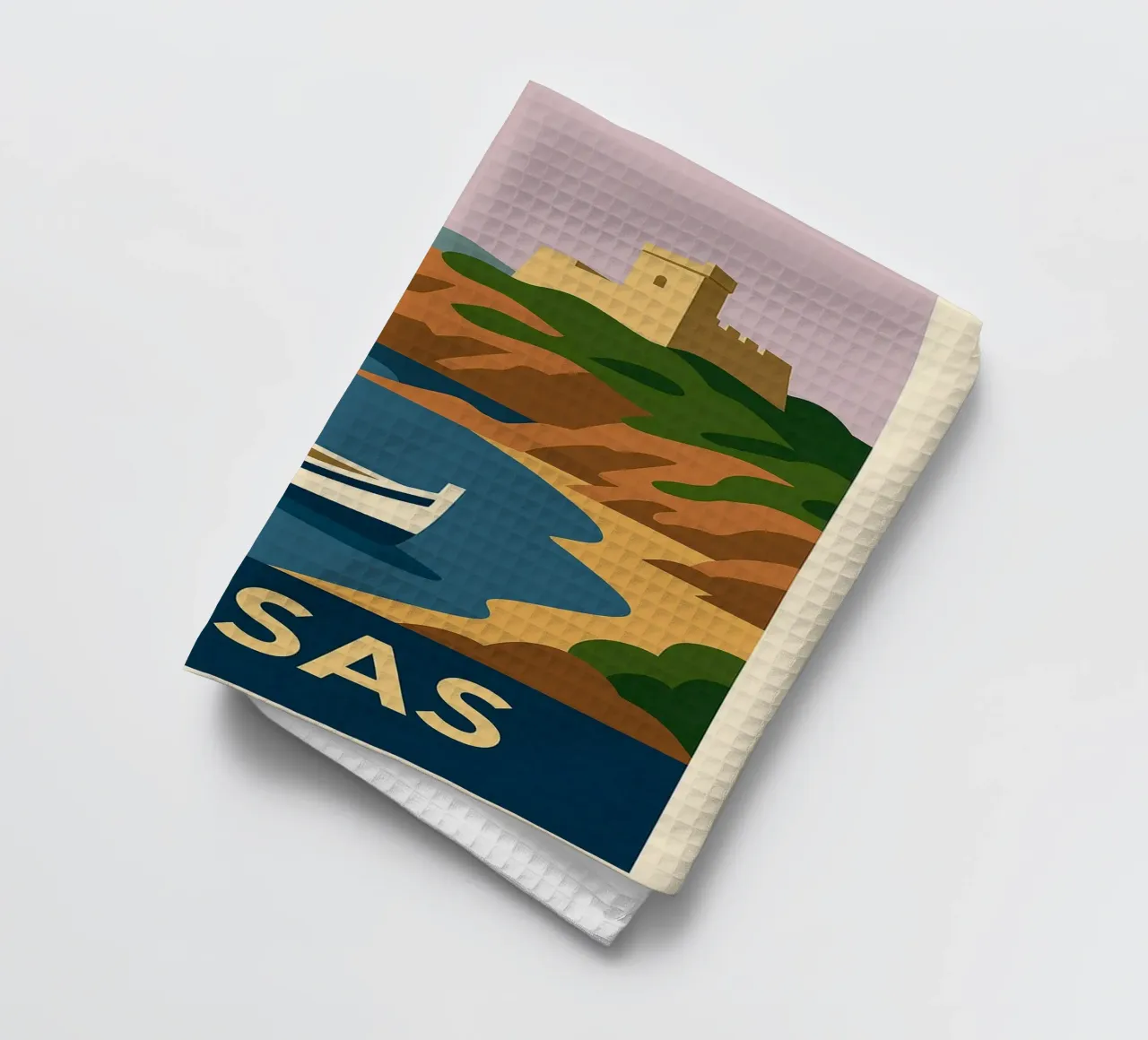 ROSAS – Escale douce sur la côte catalane torchon de JETLAG | affiches voyage