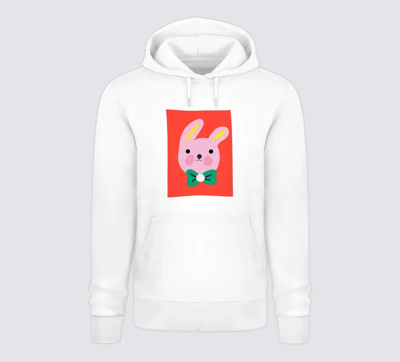 Hasi (rosa) felpa con cappuccio da Susann Stefanizen