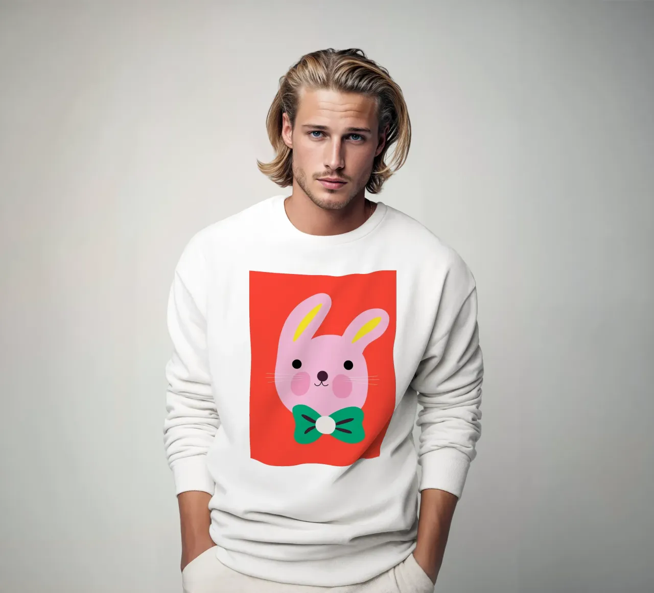 Hasi (rosa) felpa da Susann Stefanizen