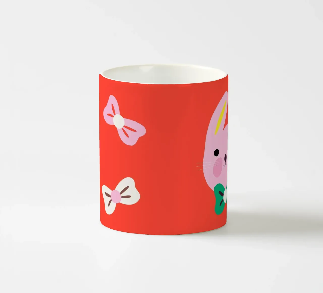 Hasi (rosa) tazza in ceramica da Susann Stefanizen
