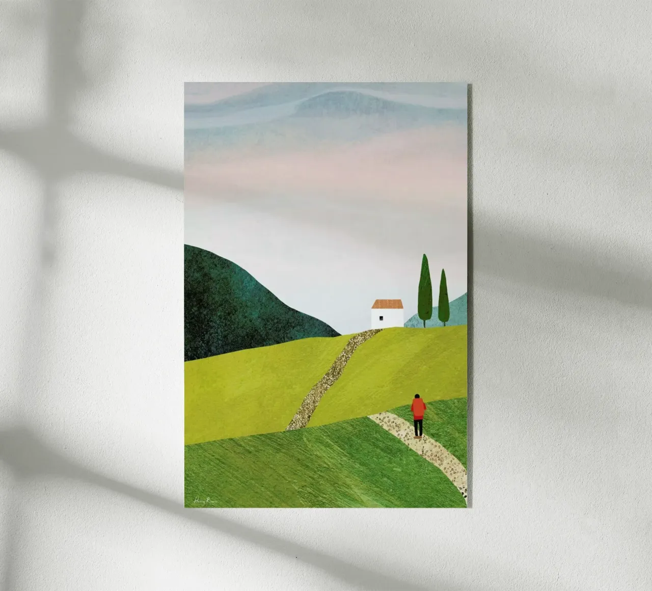 Walking Home plexiglas de Henry Rivers