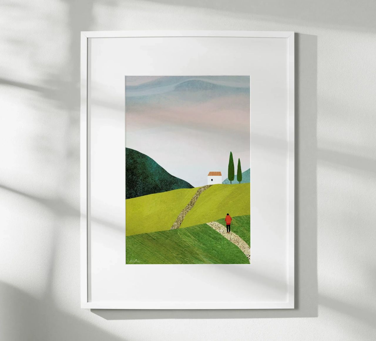 Walking Home Poster von Henry Rivers