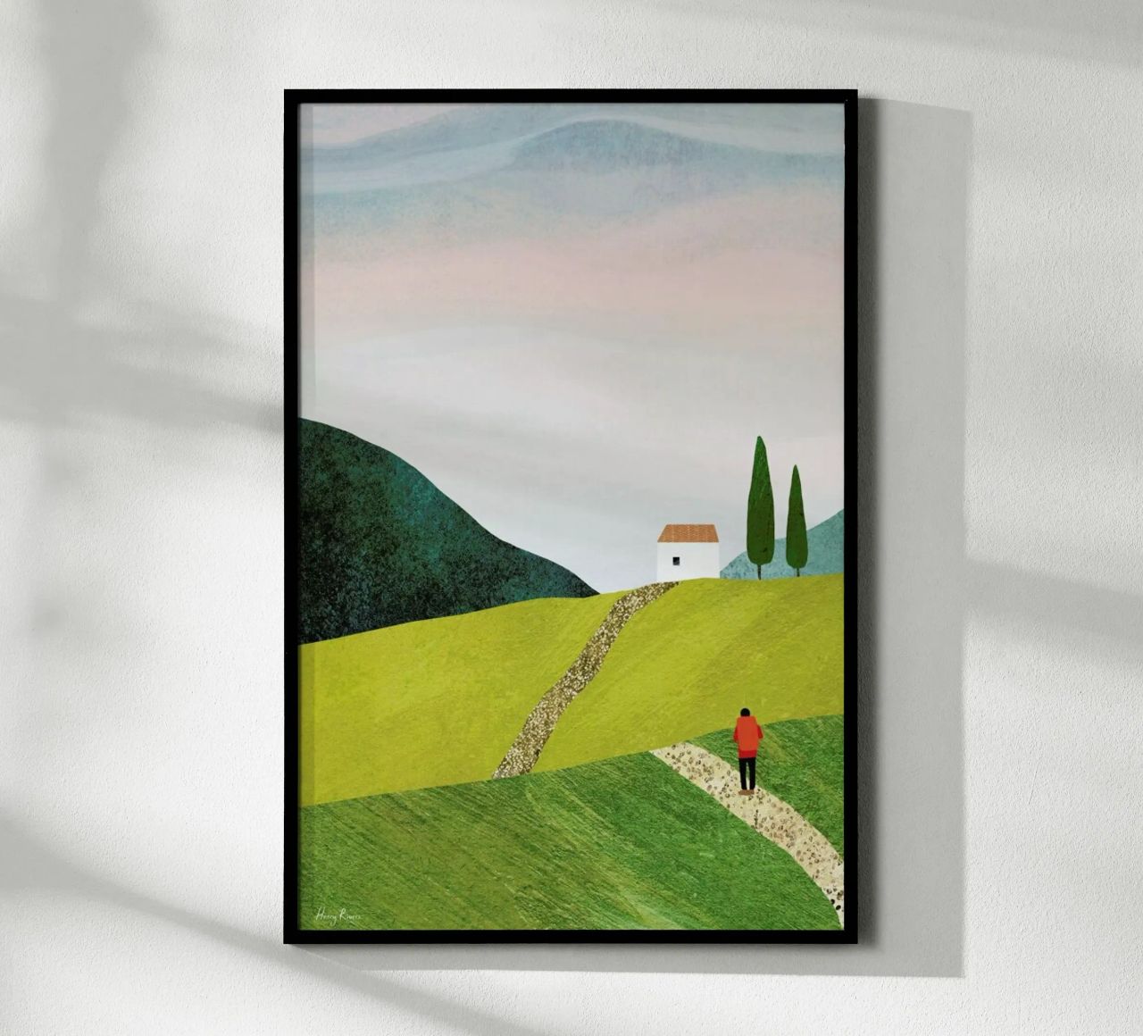 Walking Home Poster von Henry Rivers