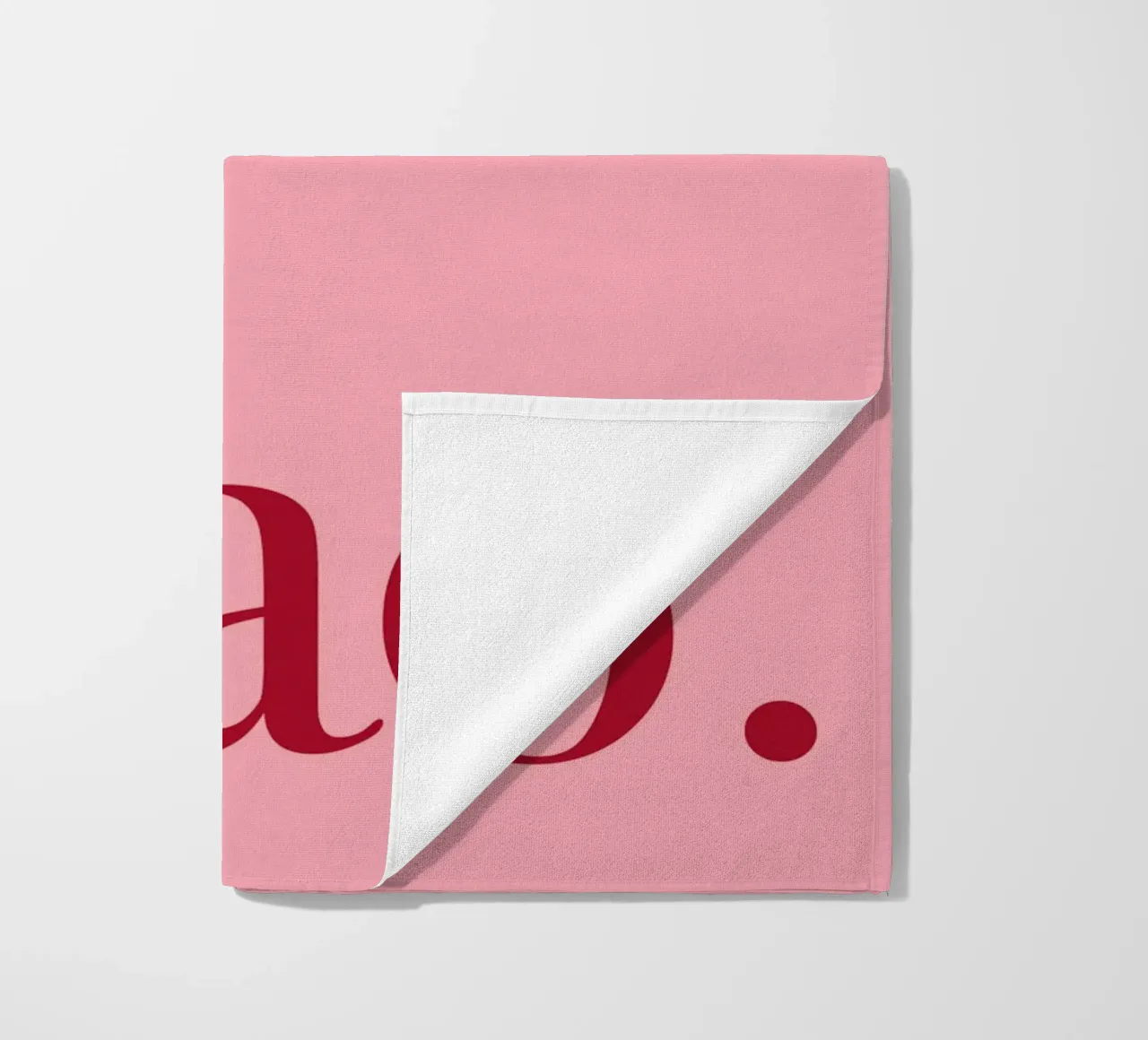 Pink and Red Ciao Art telo mare da GraceDigitalArtCo