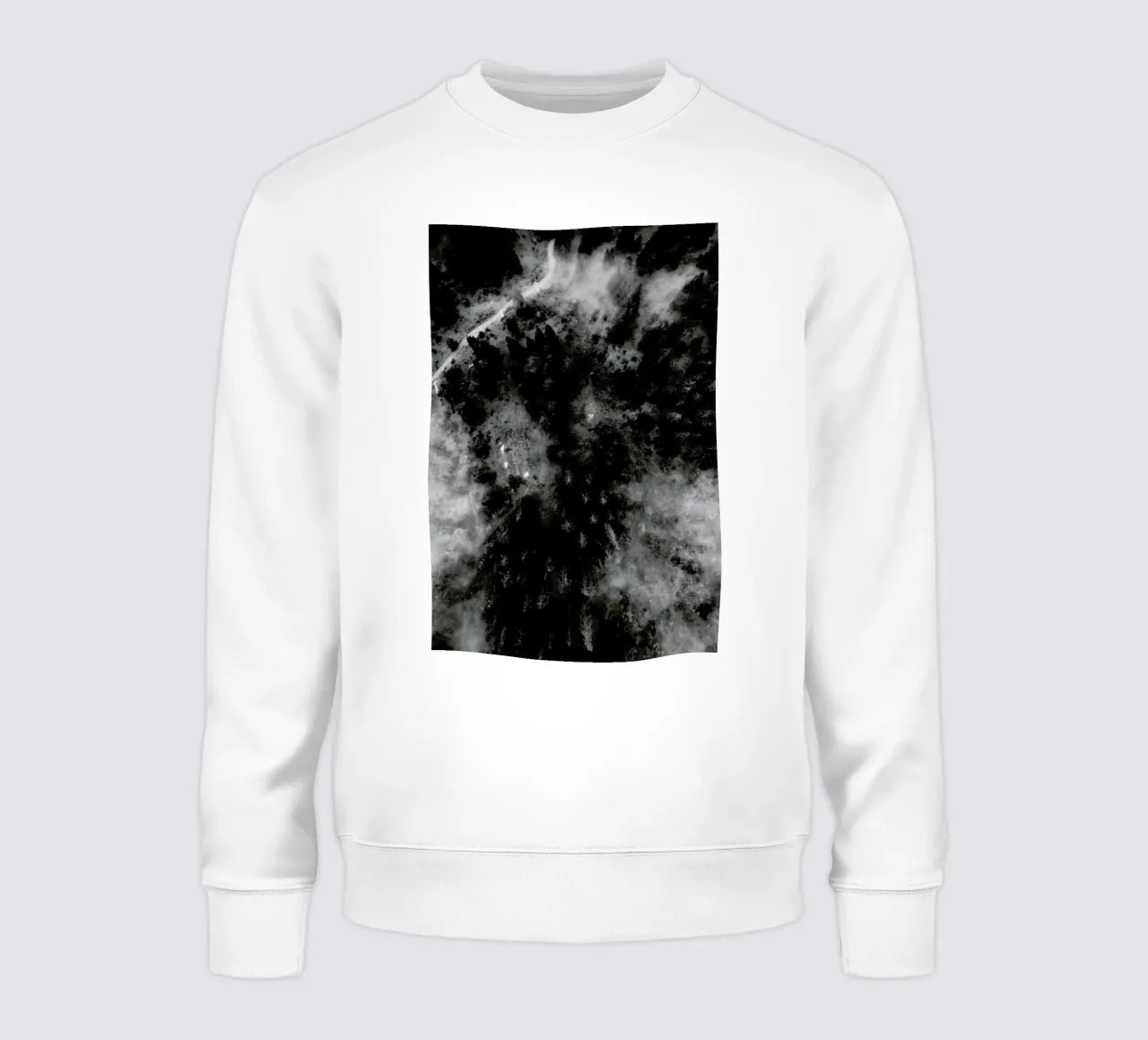 Tree Tops In The Clouds Sweatshirt von Sebastian Hilgetag