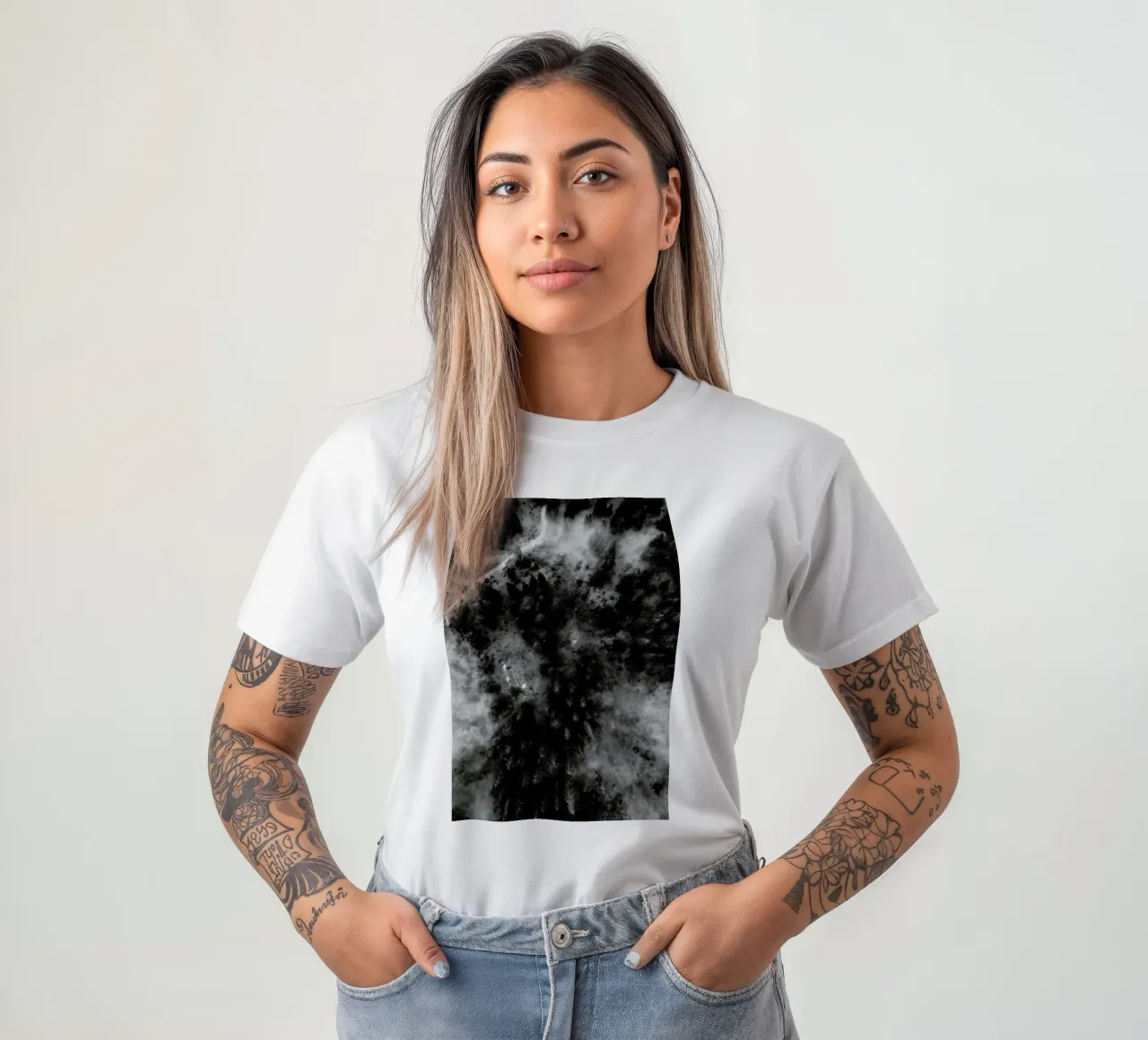 Tree Tops In The Clouds t-shirt da Sebastian Hilgetag