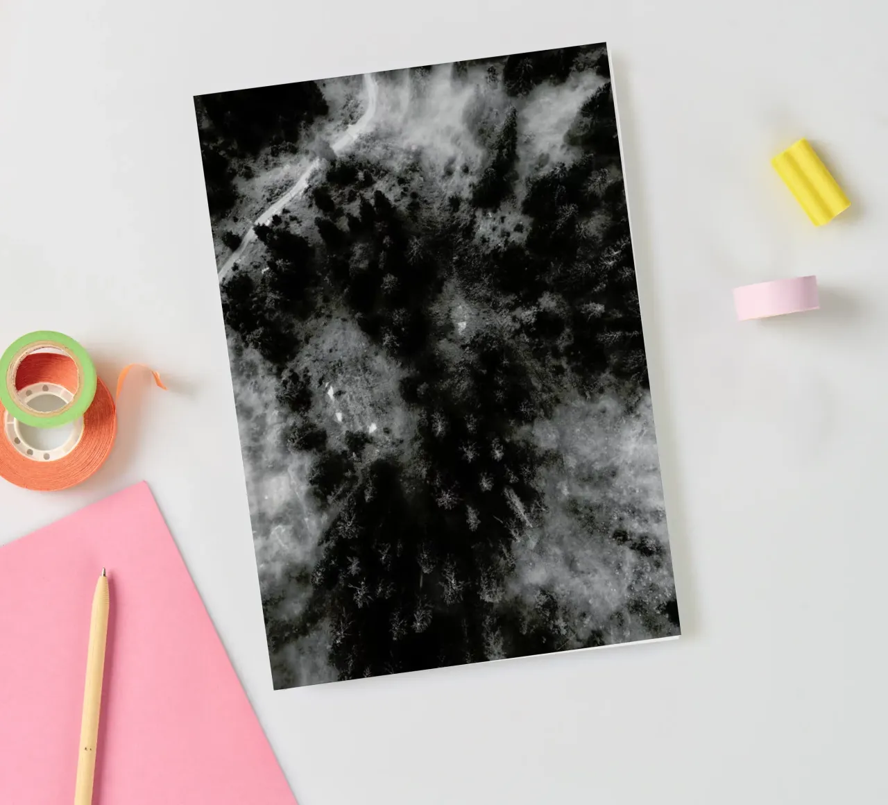 Tree Tops In The Clouds notebook by Sebastian Hilgetag