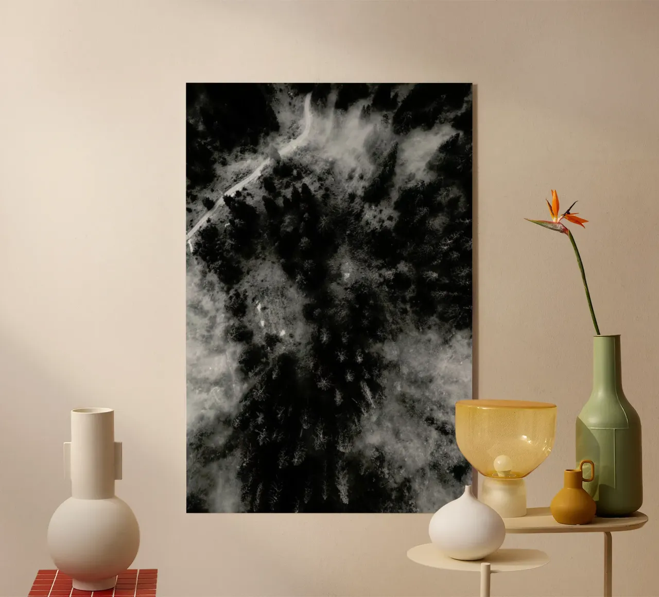 Tree Tops In The Clouds plexiglass da Sebastian Hilgetag