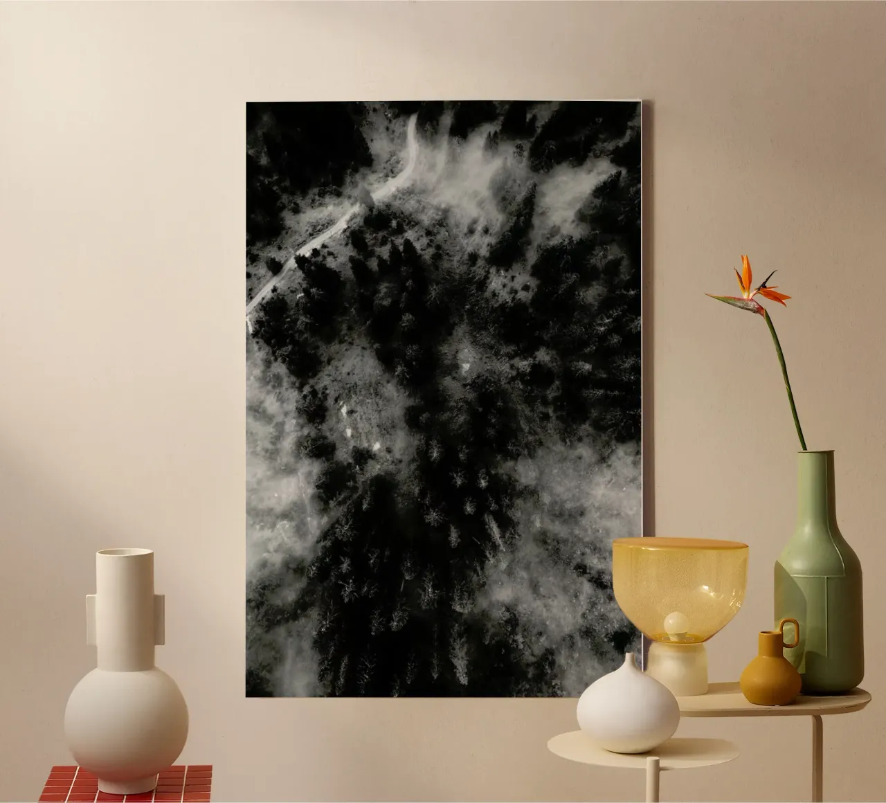 Tree Tops In The Clouds tela da Sebastian Hilgetag