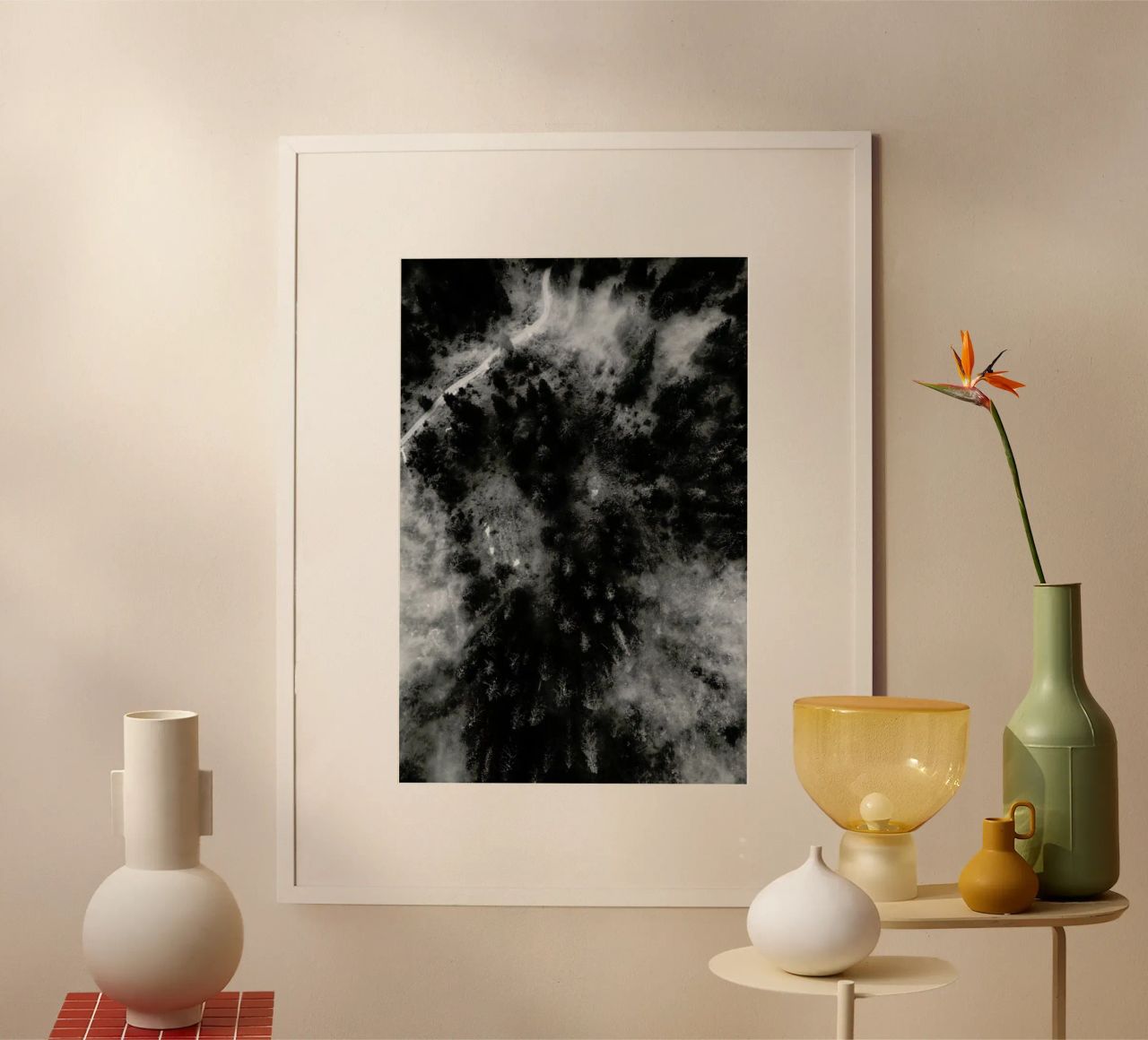 Tree Tops In The Clouds carta hahnemühle da Sebastian Hilgetag