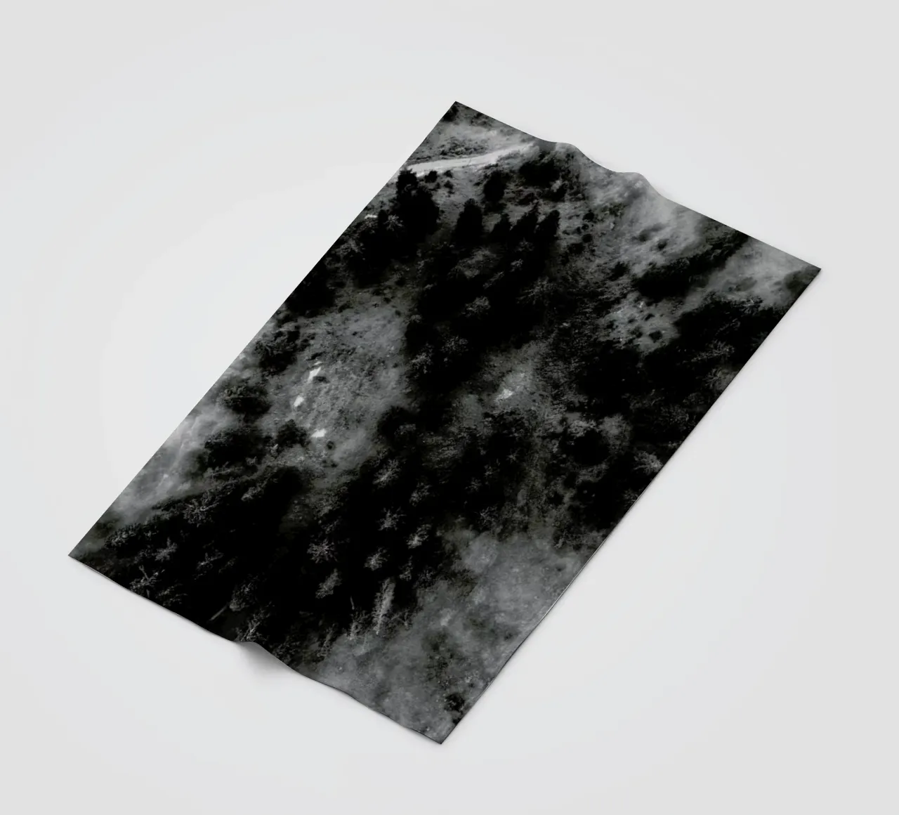 Tree Tops In The Clouds Fleecedecke von Sebastian Hilgetag