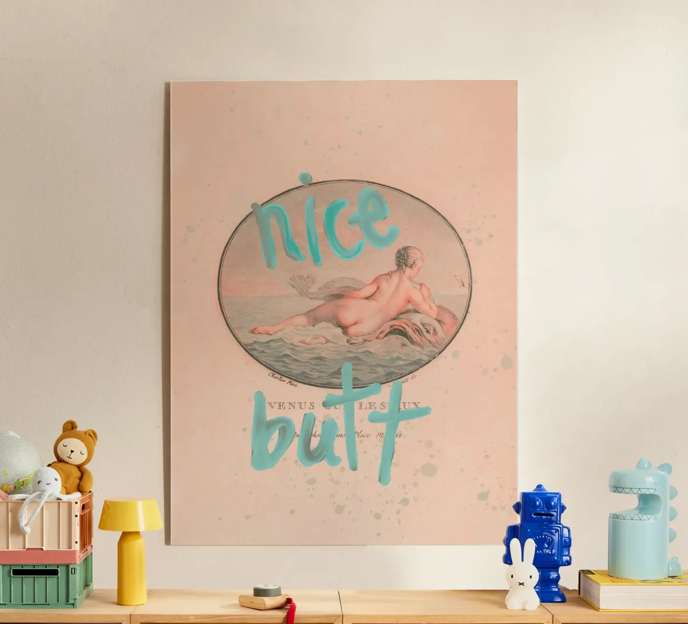 Lekker kontje acryl van Jonas Loose