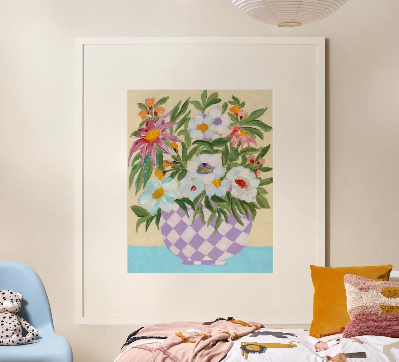 Checkerd Pot poster by Nikita Jariwala