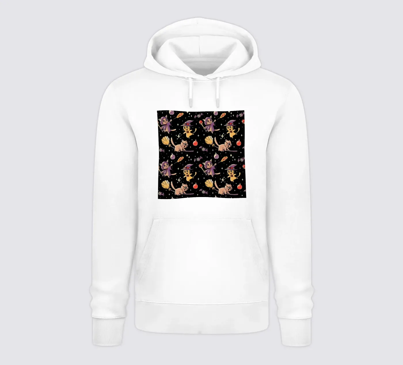Pattern Magic Cats felpa con cappuccio da Tobe Fonseca