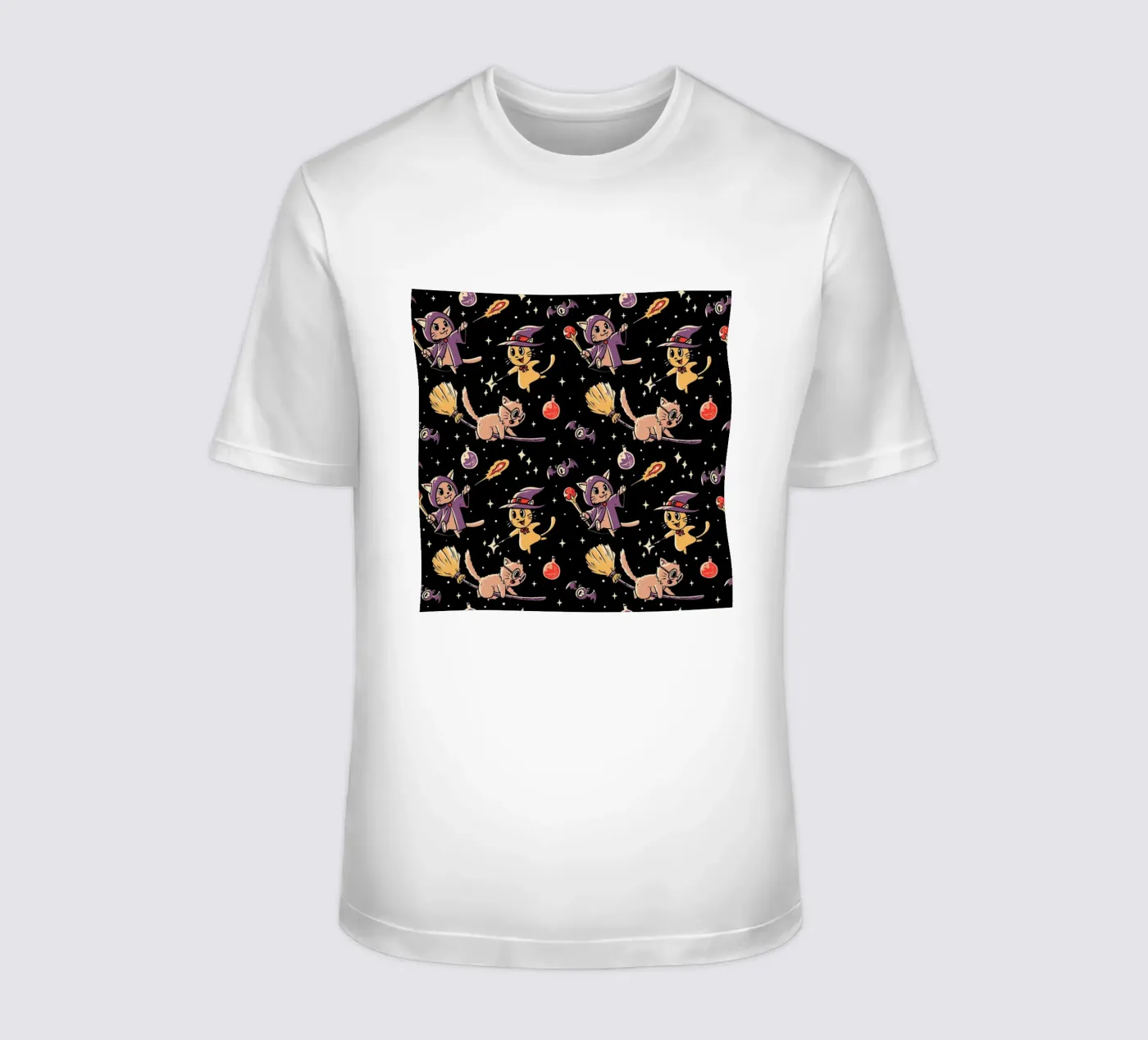 Pattern Magic Cats t-shirt da Tobe Fonseca