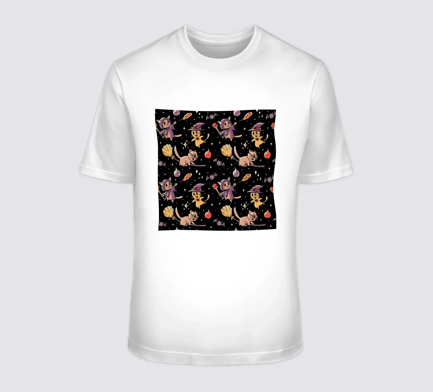 Pattern Magic Cats t-shirt da Tobe Fonseca