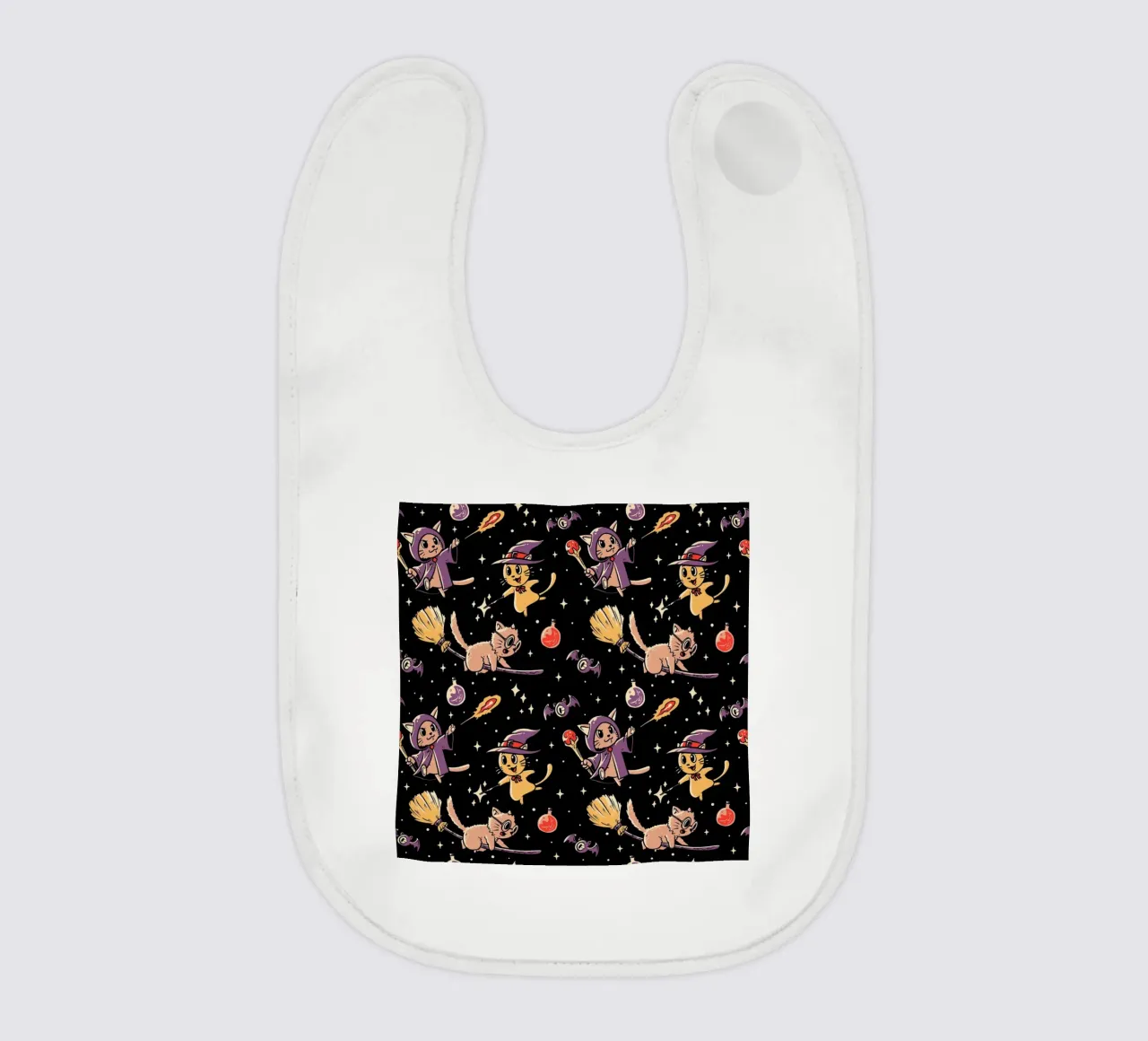 Pattern Magic Cats bavaglino da Tobe Fonseca