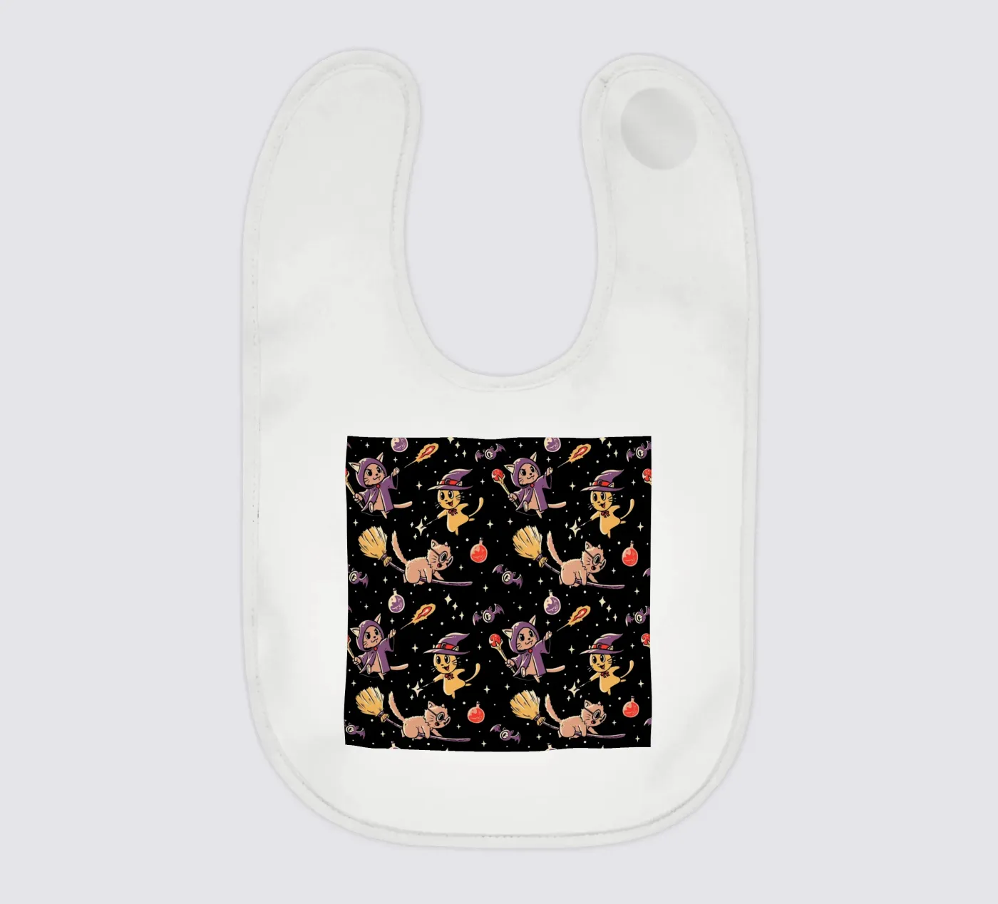 Pattern Magic Cats Babylätzchen von Tobe Fonseca