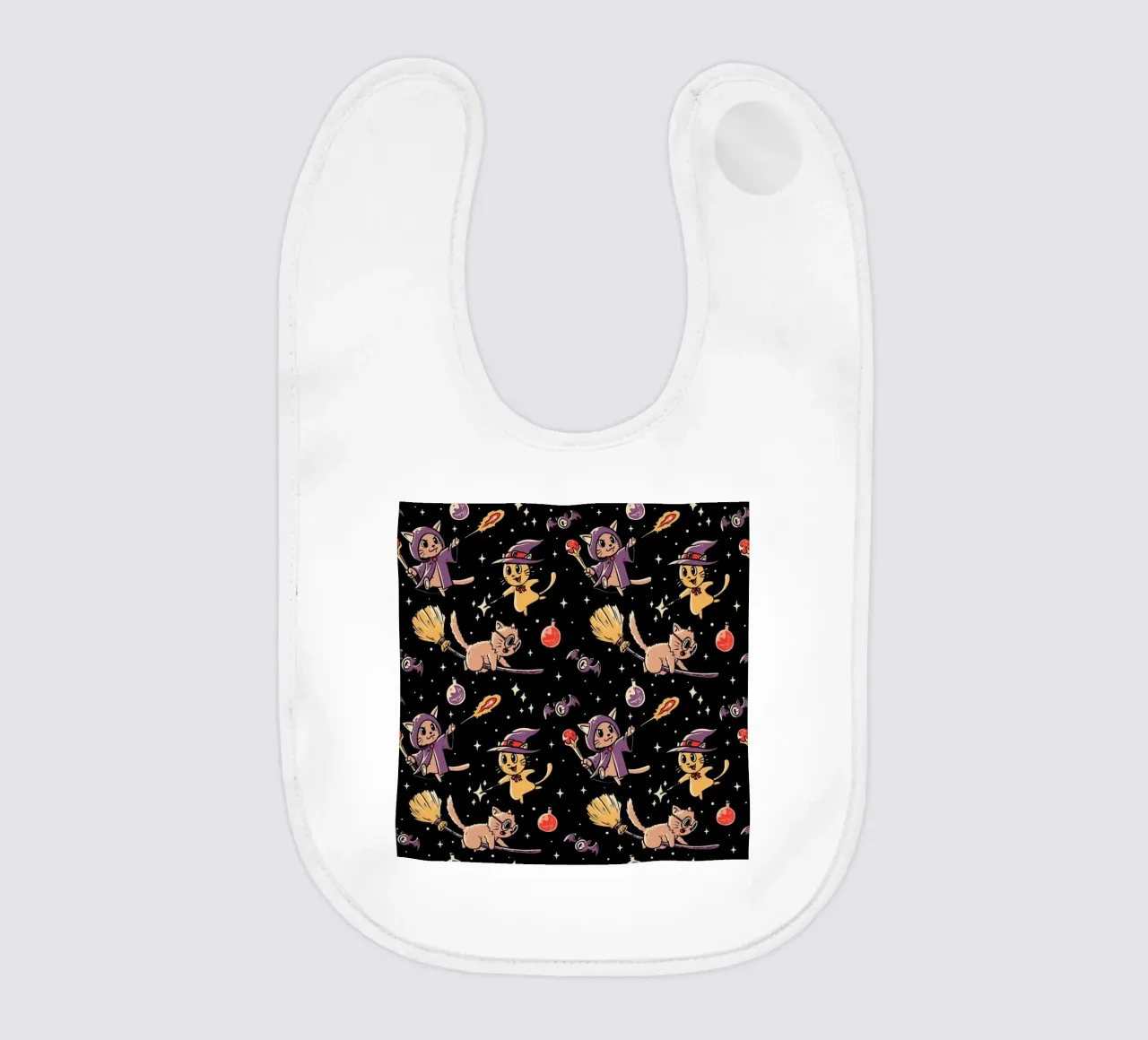 Pattern Magic Cats bavaglino da Tobe Fonseca