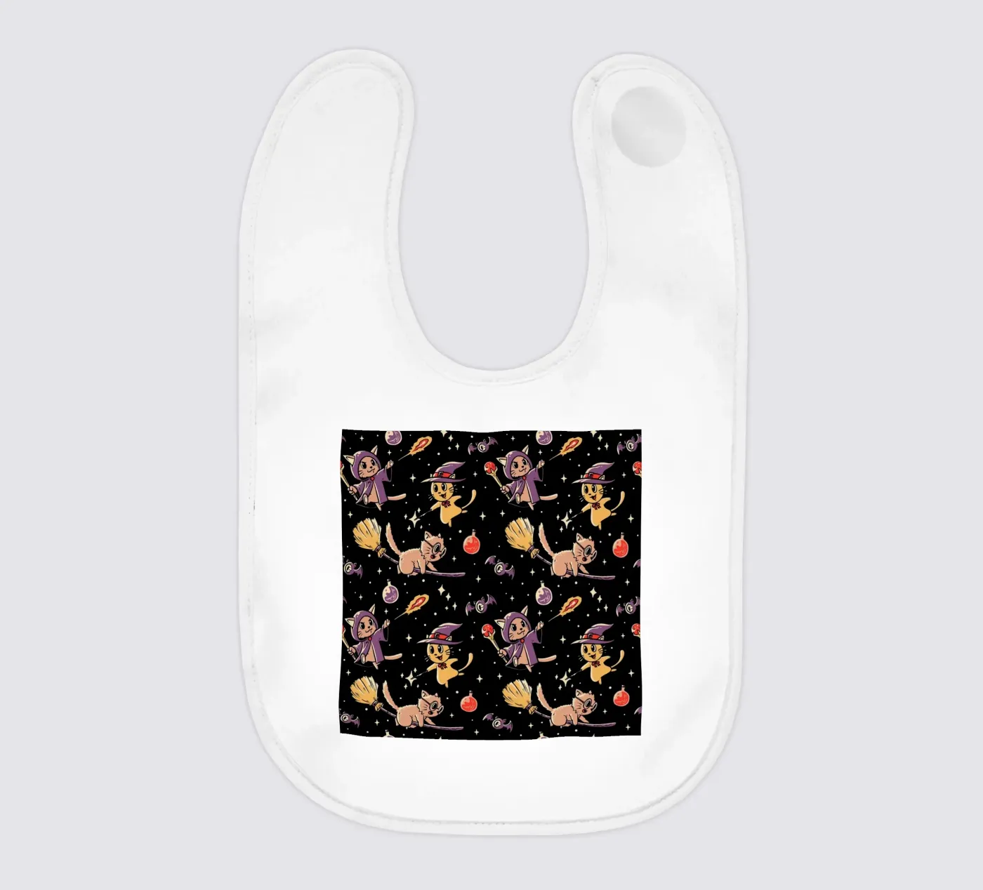 Pattern Magic Cats Babylätzchen von Tobe Fonseca