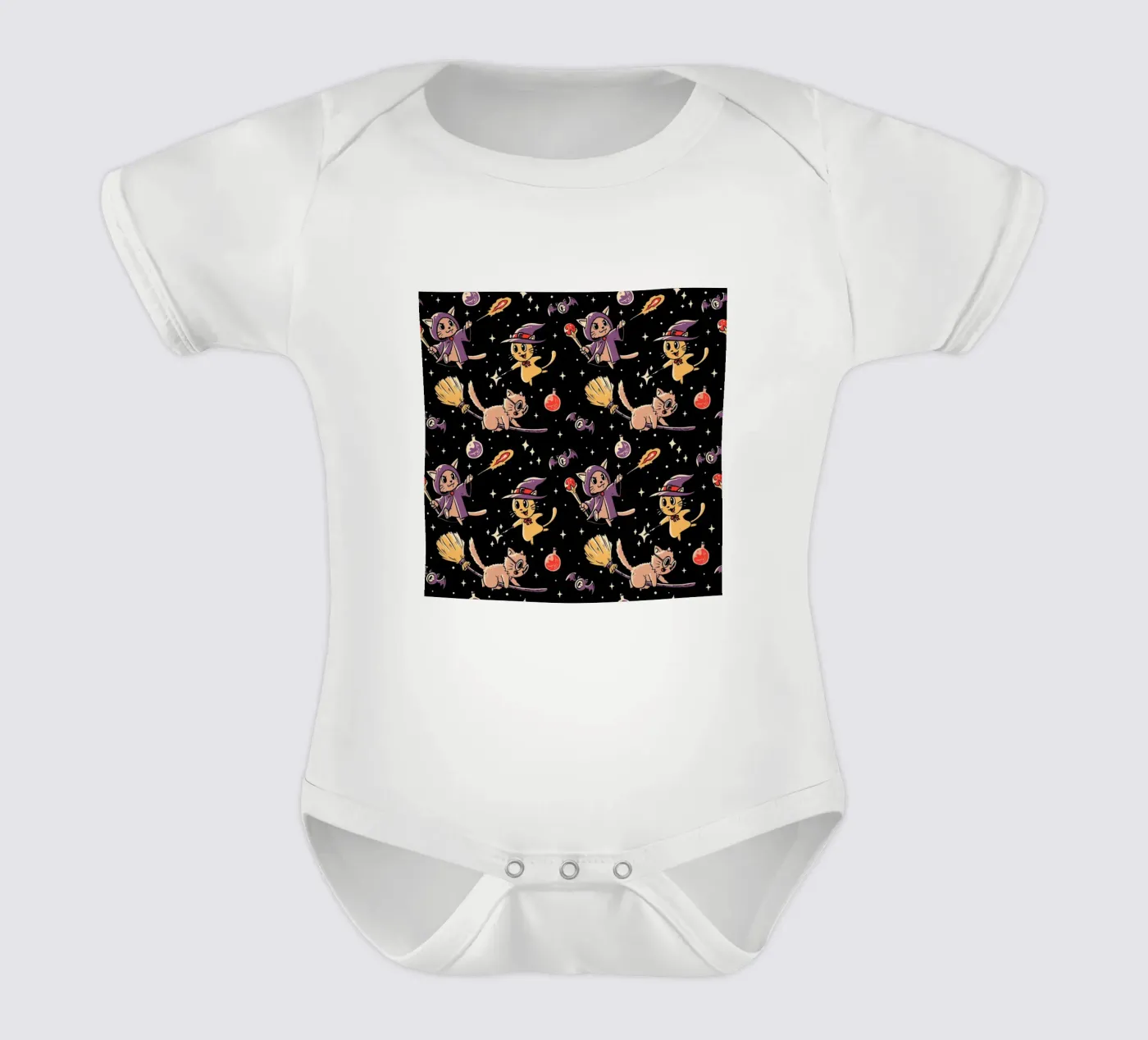 Pattern Magic Cats body bébé de Tobe Fonseca