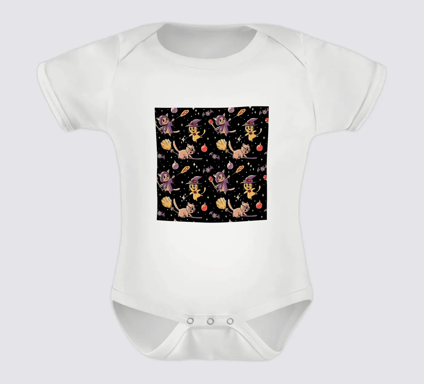 Pattern Magic Cats body bébé de Tobe Fonseca