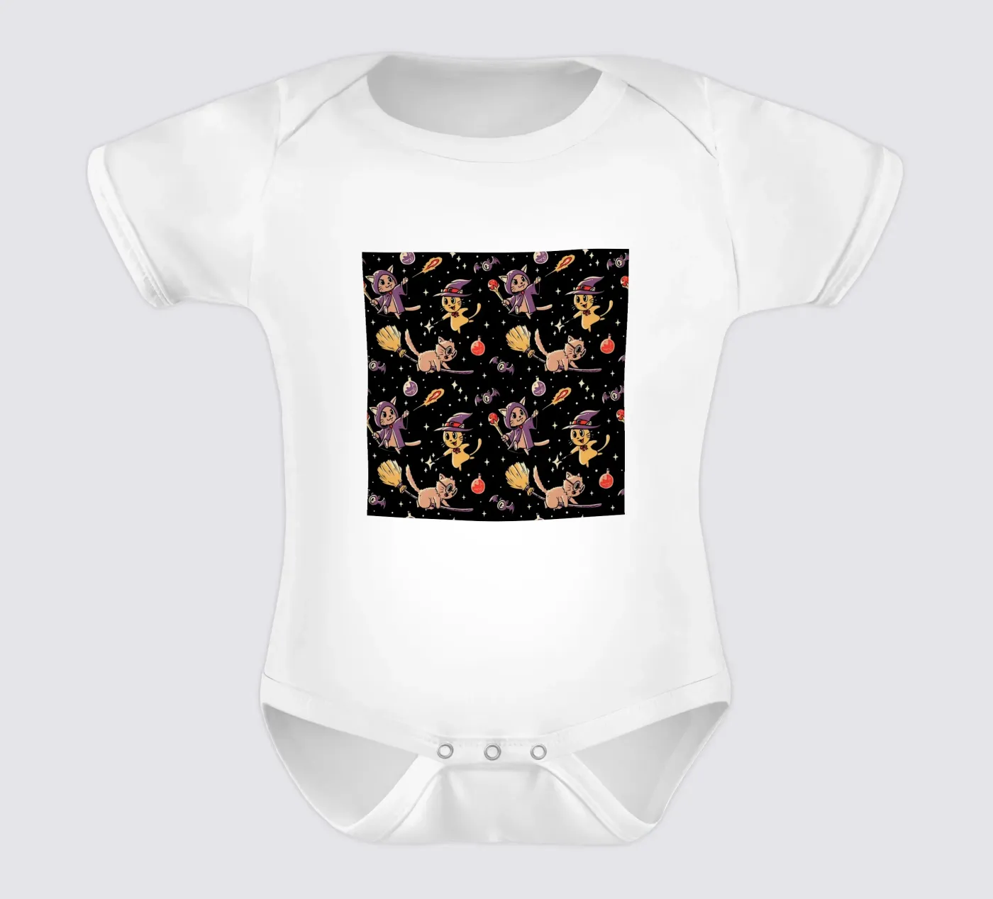 Pattern Magic Cats body bébé de Tobe Fonseca
