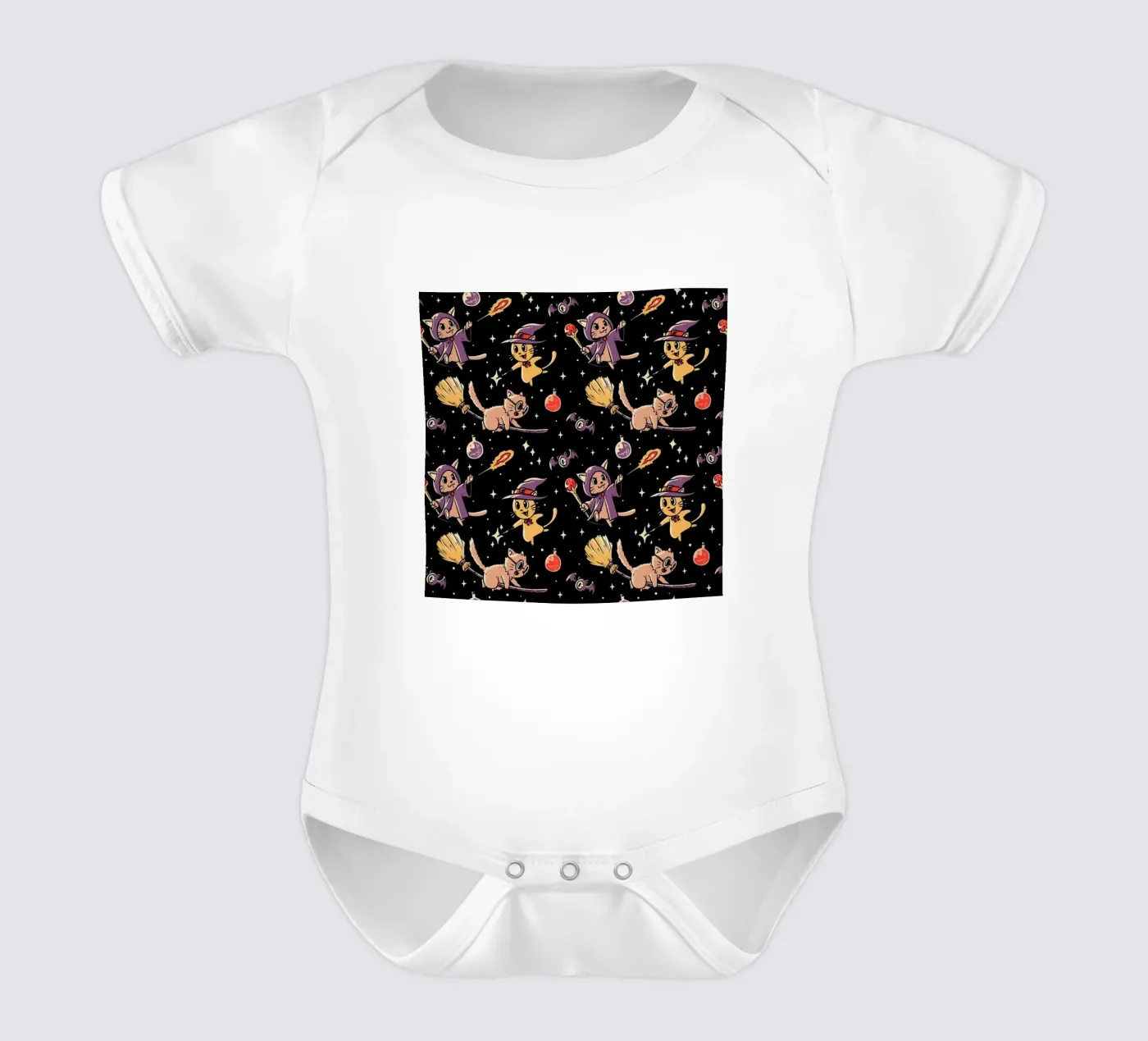 Pattern Magic Cats body bébé de Tobe Fonseca