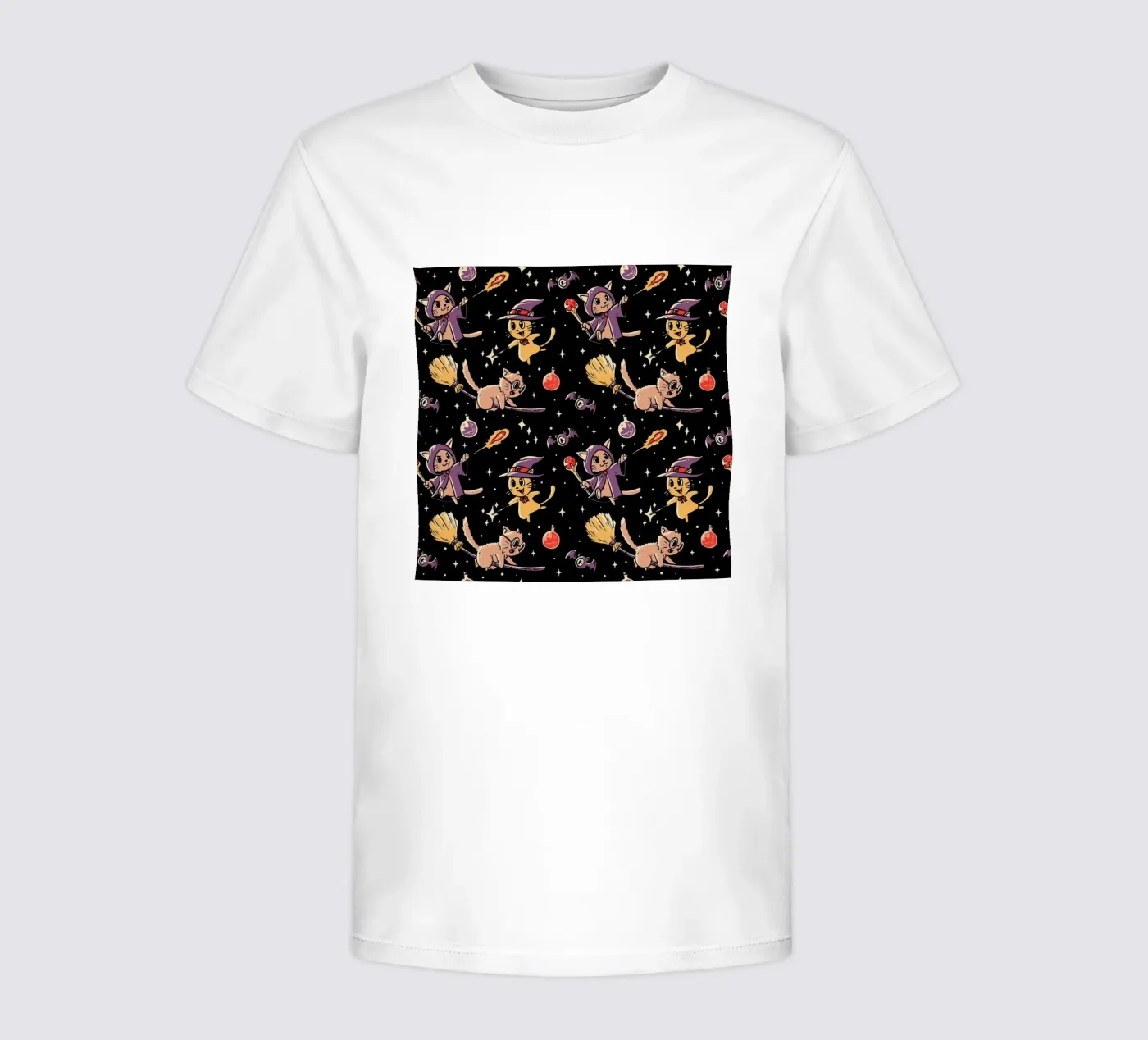 Pattern Magic Cats kinder t-shirt van Tobe Fonseca